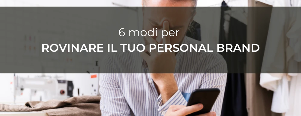 Carlo Ragusa rovinare il personal brand